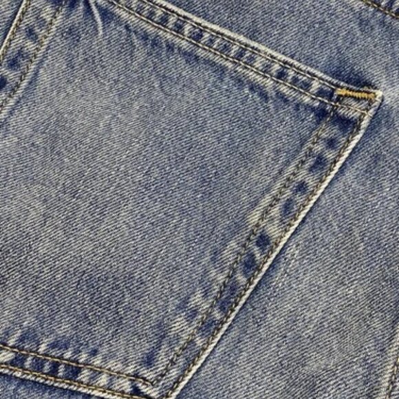 NEW GRLFRND Womens Jeans Blue Size 25 The Brooklyn High Rise Straight Distressed - Picture 4 of 11